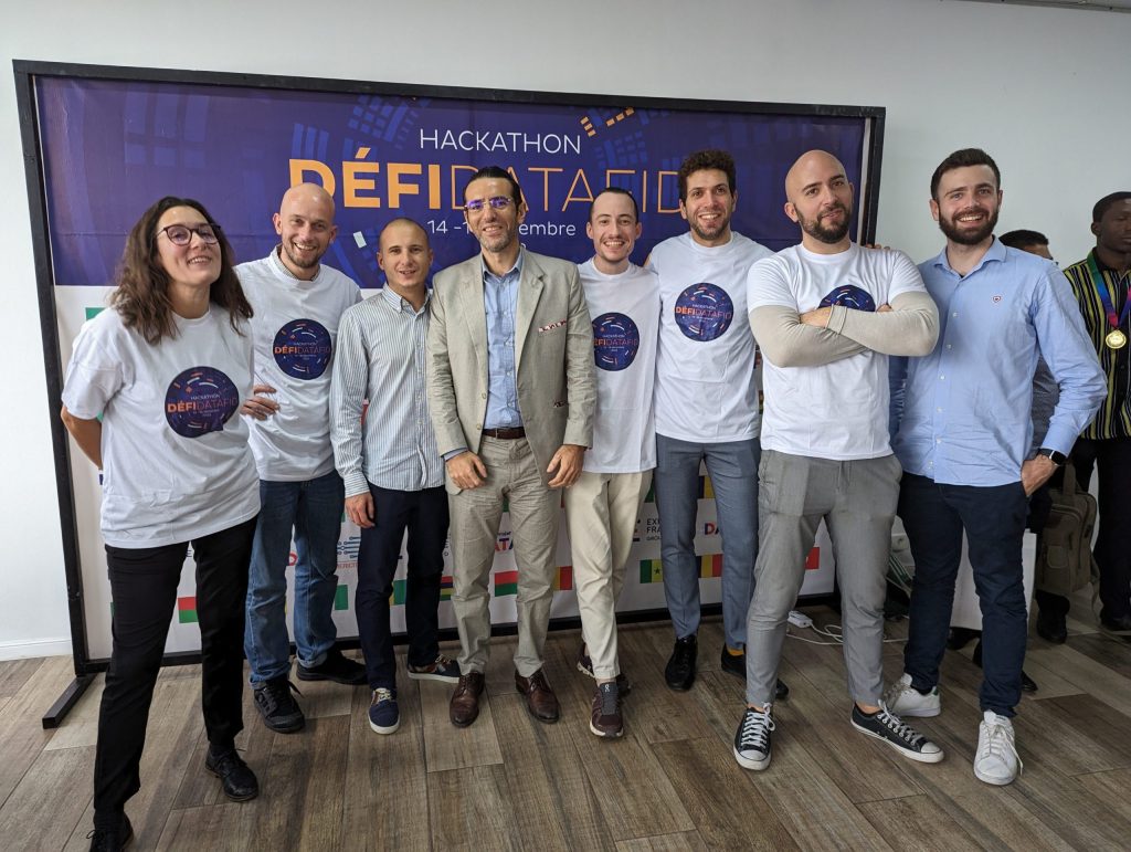 Les experts et coachs du défi Datafid - Abidjan, décembre 2023
