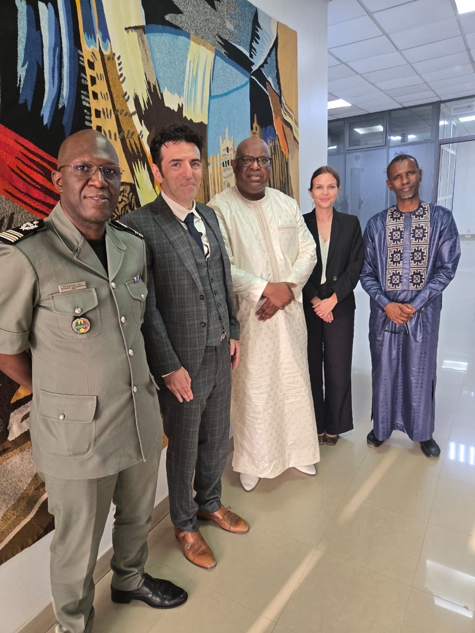 Photo de groupe à Dakar